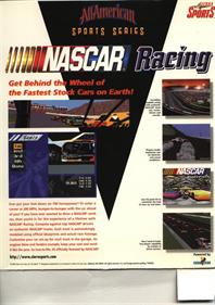 NASCAR Racing - Box - Back Image