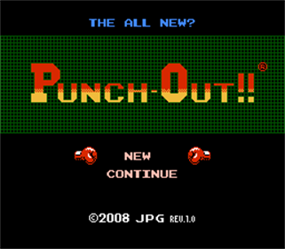 The All New? Punch-Out!! - Screenshot - Game Title Image