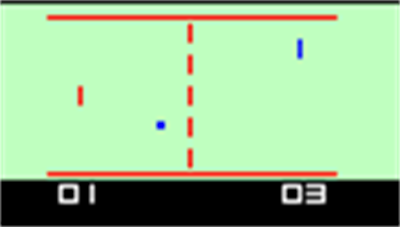 Channel F (Built-in Games Hockey / Tennis) - Screenshot - Gameplay Image