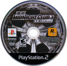 Midnight Club 3: DUB Edition - Disc Image