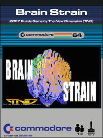 Brain Strain - Fanart - Box - Front Image