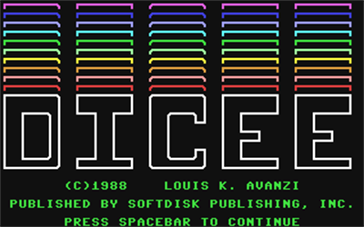 Dicee - Screenshot - Game Title Image