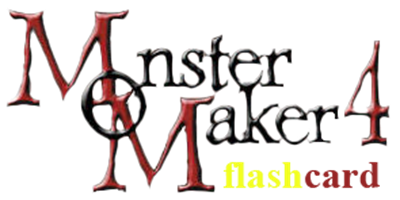 Monster Maker 4: Flash Card - Clear Logo Image