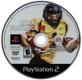 NCAA Football 09 - Disc Image