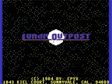 Lunar Outpost - Screenshot - Game Title Image