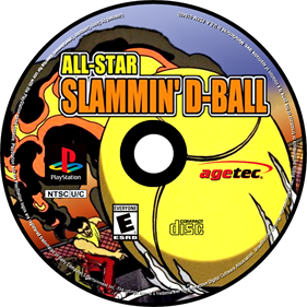All-Star Slammin' D-Ball - Fanart - Disc Image