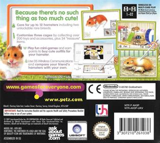 Petz Hamsterz 2 - Box - Back Image