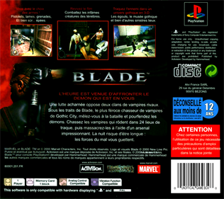 Blade - Box - Back Image