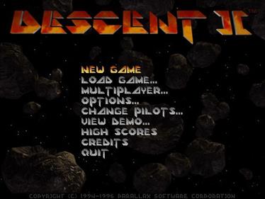 Descent II - Screenshot - Game Title Image
