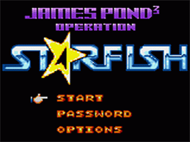 James Pond 3: Operation Starfi5h - Screenshot - Game Title Image