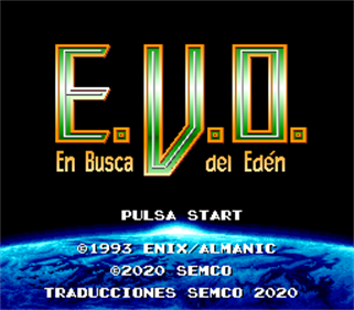 E.V.O.: Search for Eden - Screenshot - Game Title Image