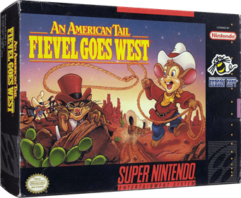 An American Tail: Fievel Goes West - Box - 3D Image