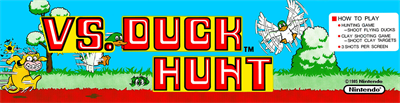 Vs. Duck Hunt - Arcade - Marquee Image