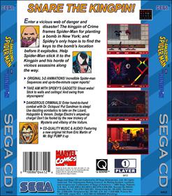 The Amazing Spider-Man vs. The Kingpin - Box - Back - Reconstructed Image