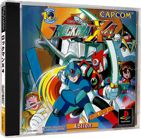Mega Man X4 - Box - 3D Image