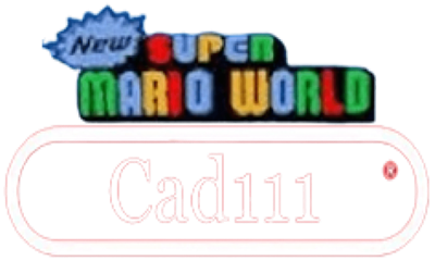 Super Mario World: New Super Mario World: Cad111 Version - Clear Logo Image