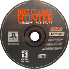 Cabela's Big Game Hunter: Ultimate Challenge - Disc Image