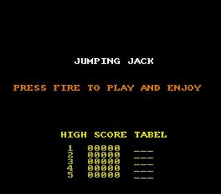 Jumping Jack (c64) - Screenshot - Game Title Image