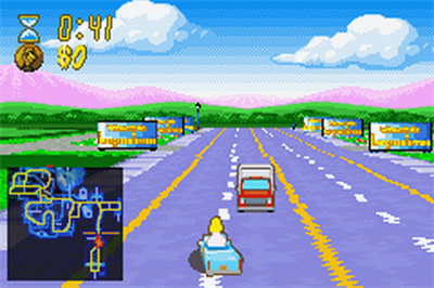 The Simpsons: Road Rage - Screenshot - Gameplay Image