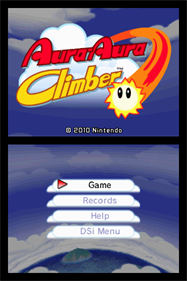 Aura-Aura Climber - Screenshot - Game Title Image