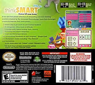 ThinkSMART: Power Up Your Brain! Kids 8+ - Box - Back Image