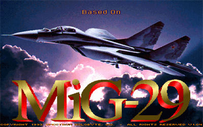 MiG-29: Deadly Adversary of Falcon 3.0 - Screenshot - Game Title Image