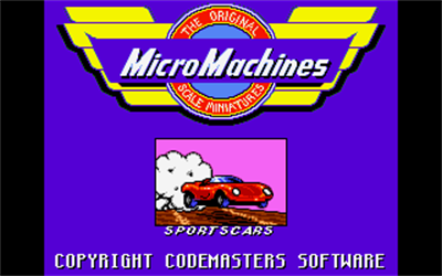 Micro Machines - Screenshot - Game Title Image