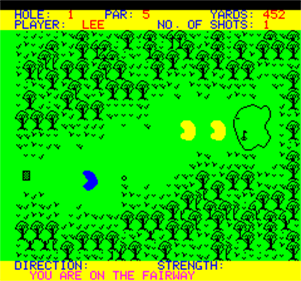 Oric Golf - Screenshot - Gameplay Image