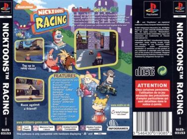 Nicktoons Racing - Box - Back Image