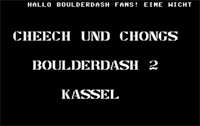 Cheech & Chongs Boulder Dash 2 - Screenshot - Game Title Image
