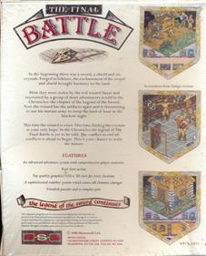 The Final Battle - Box - Back Image
