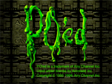 PO'ed - Screenshot - Game Title Image