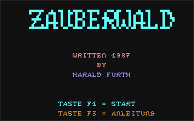 Zauberwald (Tronic Verlag) - Screenshot - Game Title Image