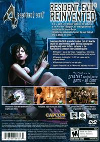 Resident Evil 4 - Box - Back Image