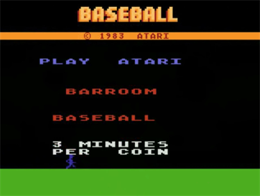 Barroom Baseball - Screenshot - Game Title Image