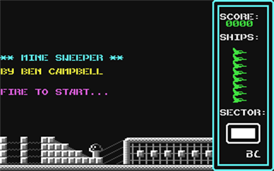 Mine Sweeper (Compute!) - Screenshot - Game Title Image