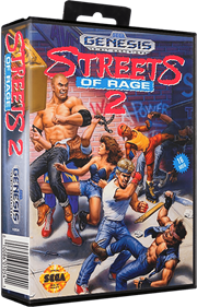Streets of Rage 2 - Box - 3D Image