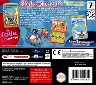 Samantha Oups! Le Jeu - Box - Back Image