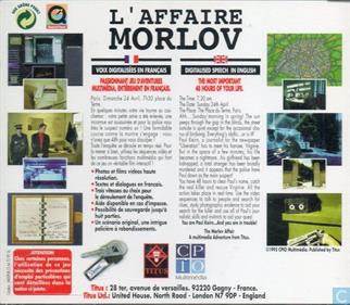 L'Affaire Morlov - Box - Back Image