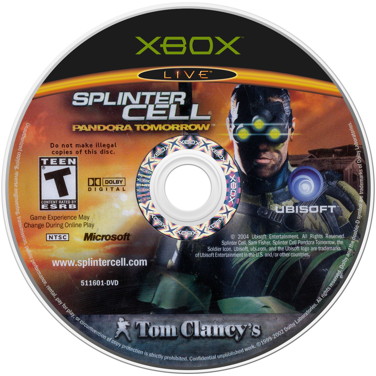 Icon Tom Clancy Splinter Cell Pandora Tomorrow transparent