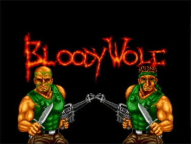 Bloody Wolf - Screenshot - Game Title Image