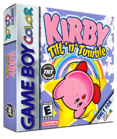 Kirby Tilt 'n' Tumble - Box - 3D Image