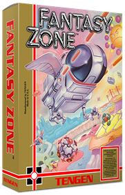 Fantasy Zone (Tengen) - Box - 3D Image