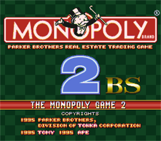 Monopoly 2 BS: Yellow Cup - Screenshot - Game Title Image