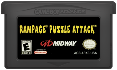 Rampage Puzzle Attack - Cart - Front Image