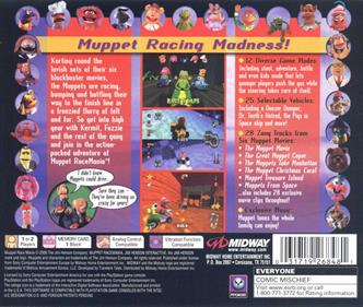 Muppet RaceMania - Box - Back Image