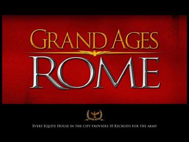 Grand Ages: Rome - Screenshot - Game Title Image