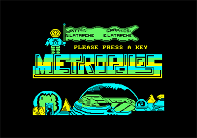 Metropolis (The Power House) - Screenshot - Game Title Image