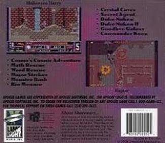 Apogee Games Companion CD-ROM - Box - Back Image