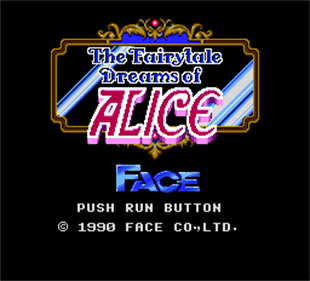 Fushigi no Yume no Alice - Screenshot - Game Title Image